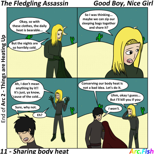 Comic 11 - Conserving Body Heat