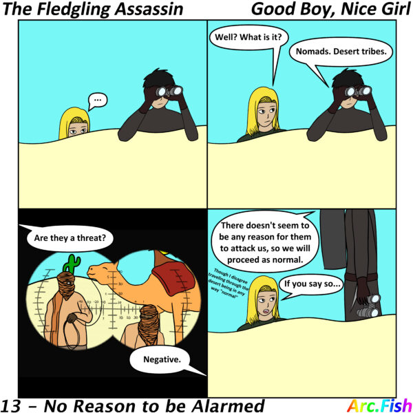 Comic 14 now 13 - No Reason To Be Alarmed