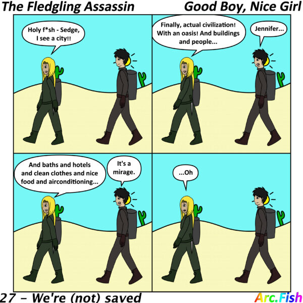 Comic 27 - We're not saved small